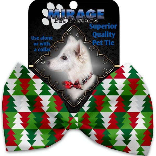 Mirage Pet Products Classy Christmas Trees Pet Bow Tie Collar Accessory with Cloth Hook & Eye 1286-VBT